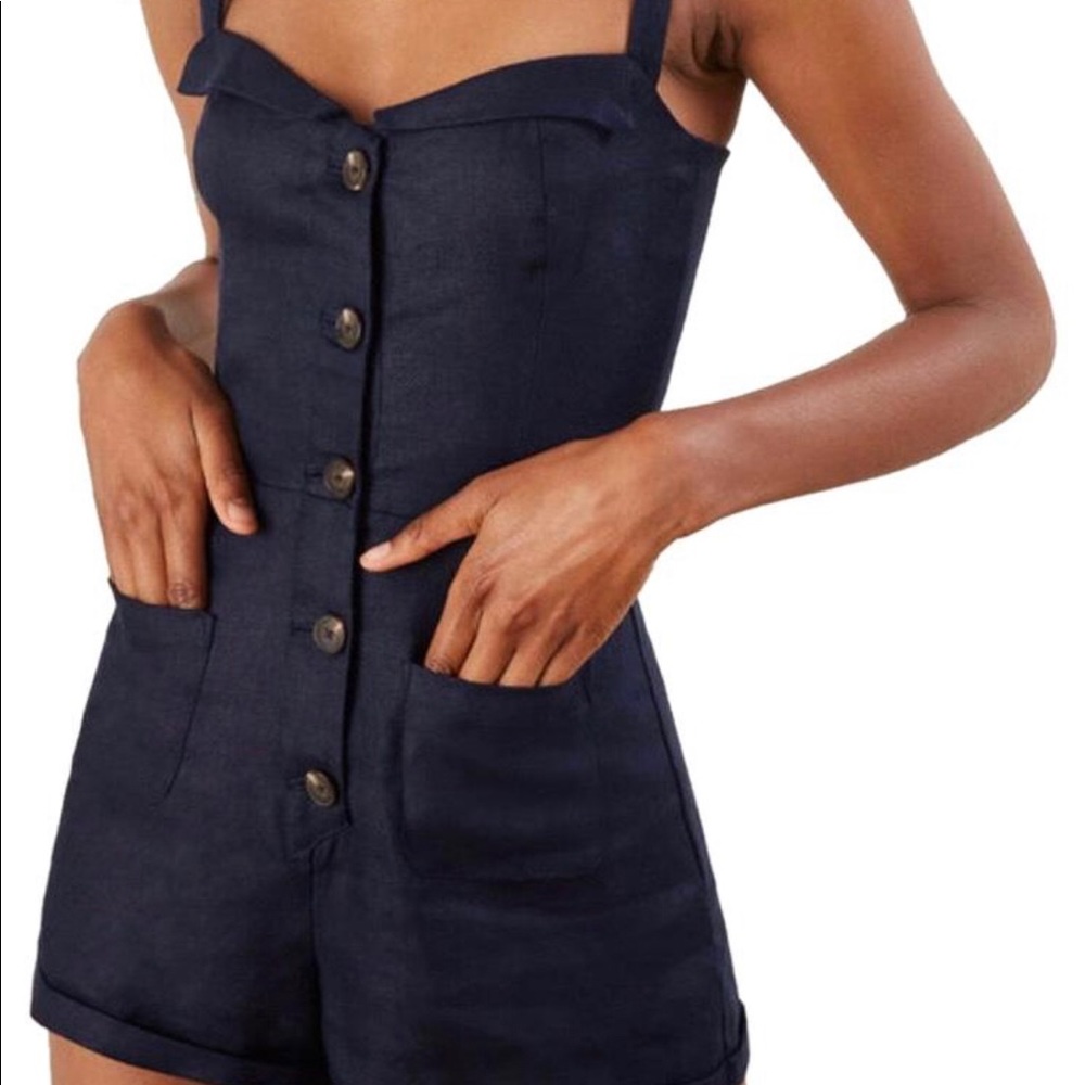 Reformation coconut jumpsuit